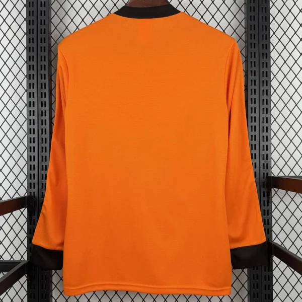 Netherlands 1990/91 Retro Home Long Sleeve Jersey Fan Version - Back View Netherlands 1990/91 Retro Home Long Sleeve Jersey Fan Version - Back View | KFCOOL