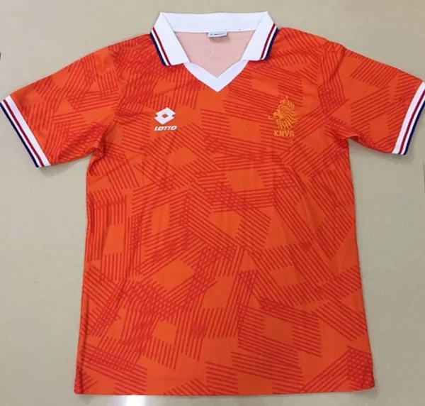 Netherlands 1991/92 Retro Home Jersey Fan Version - Front View | KFCOOL