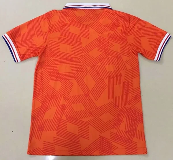 Netherlands 1991/92 Retro Home Jersey Fan Version - Back View | KFCOOL