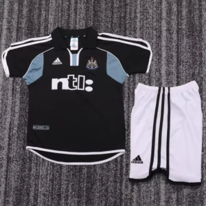 Newcastle United 2000/01 Retro Away Kids Kit Fan Version - Front View Newcastle United 2000/01 Retro Away Kids Kit Fan Version - Front View | KFCOOL