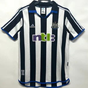 Newcastle United 2000/01 Retro Home Jersey Fan Version - Front View Newcastle United 2000/01 Retro Home Jersey Fan Version - Front View | KFCOOL
