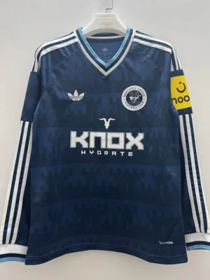 Newcastle United 2026/27 Away Blue Long Sleeve Jersey Fan Version - Front View Newcastle United 2026/27 Away Blue Long Sleeve Jersey Fan Version - Front View | KFCOOL