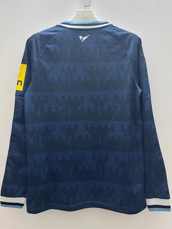 Newcastle United 2026/27 Away Blue Long Sleeve Jersey Fan Version - Back View | KFCOOL
