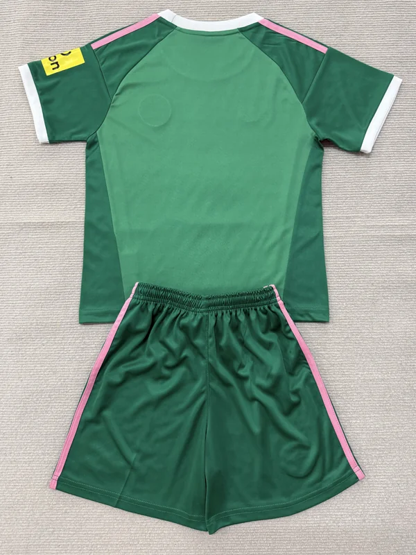 Newcastle United 2026/27 Goalkeeper Kids Kit Fan Version - Back View | KFCOOL