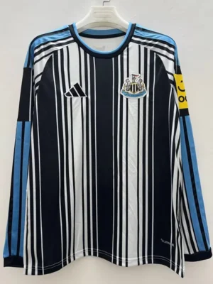 Newcastle United 2026/27 Home Long Sleeve Jersey Fan Version - Front View Newcastle United 2026/27 Home Long Sleeve Jersey Fan Version - Front View | KFCOOL