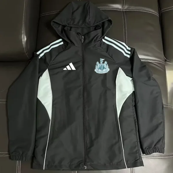 Newcastle United 2026/27 Windbreaker - Front View - KFCool – Football Jerseys & Soccer Kits Store Newcastle United 2026/27 Windbreaker - Front View | KFCOOL