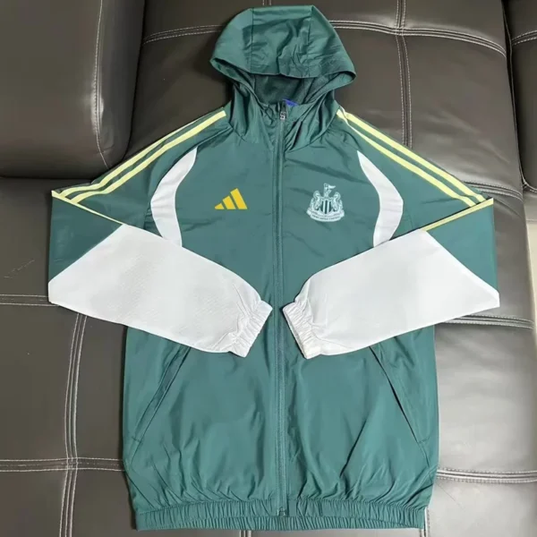 Newcastle United 2026/27 Green Windbreaker - Front View | KFCOOL