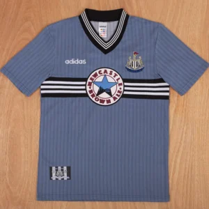 Newcastle United 1995/96 Retro Away Blue Jersey Fan Version - Front View Newcastle United 1995/96 Retro Away Blue Jersey Fan Version - Front View | KFCOOL
