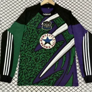 Newcastle United 1995/96 Retro Goalkeeper Purple Long Sleeve Jersey Fan Version - Front View Newcastle United 1995/96 Retro Goalkeeper Purple Long Sleeve Jersey Fan Version - Front View | KFCOOL