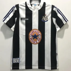 Newcastle United 1995/97 Retro Home Jersey Fan Version - Front View Newcastle United 1995/97 Retro Home Jersey Fan Version - Front View | KFCOOL