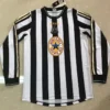 Newcastle United 1997/99 Retro Home Long Sleeve Jersey Fan Version - Front View | KFCOOL