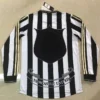 Newcastle United 1997/99 Retro Home Long Sleeve Jersey Fan Version - Back View | KFCOOL