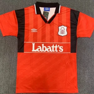 Nottingham Forest 1994/95 Retro Home Jersey Fan Version - Front View Nottingham Forest 1994/95 Retro Home Jersey Fan Version - Front View | KFCOOL