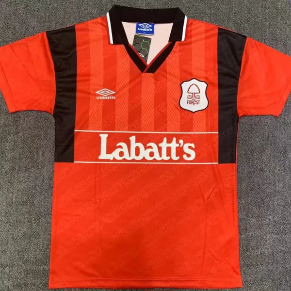 Nottingham Forest 1994/95 Retro Home Jersey Fan Version - Front View | KFCOOL