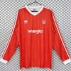 Nottingham Forest 1982/84 Retro Home Long Sleeve Jersey Fan Version - Front View | KFCOOL