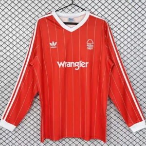 Nottingham Forest 1982/84 Retro Home Long Sleeve Jersey Fan Version - Front View Nottingham Forest 1982/84 Retro Home Long Sleeve Jersey Fan Version - Front View | KFCOOL