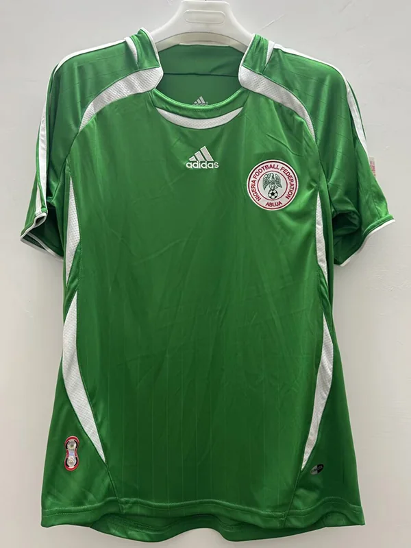 Nigeria 2006/07 Retro Home Jersey Fan Version - Front View | KFCOOL