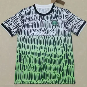 Nigeria 2026/27 Grey Green Training Shirt - Front View Nigeria 2026/27 Grey Green Training Shirt - Front View | KFCOOL