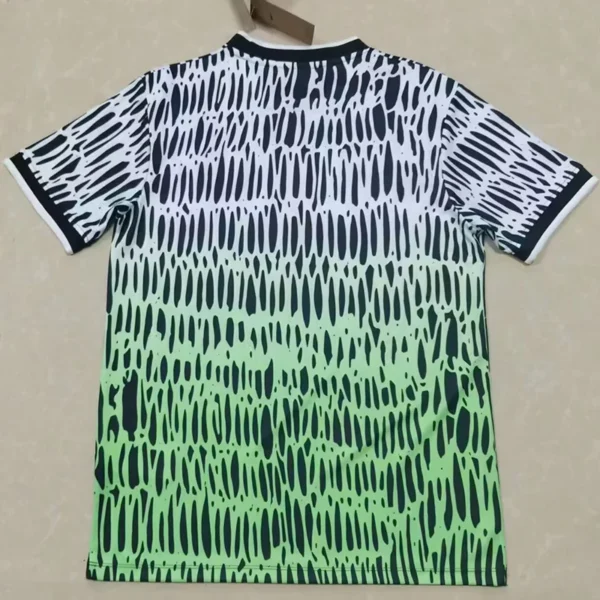 Nigeria 2026/27 Grey Green Training Shirt - Back View Nigeria 2026/27 Grey Green Training Shirt - Back View | KFCOOL