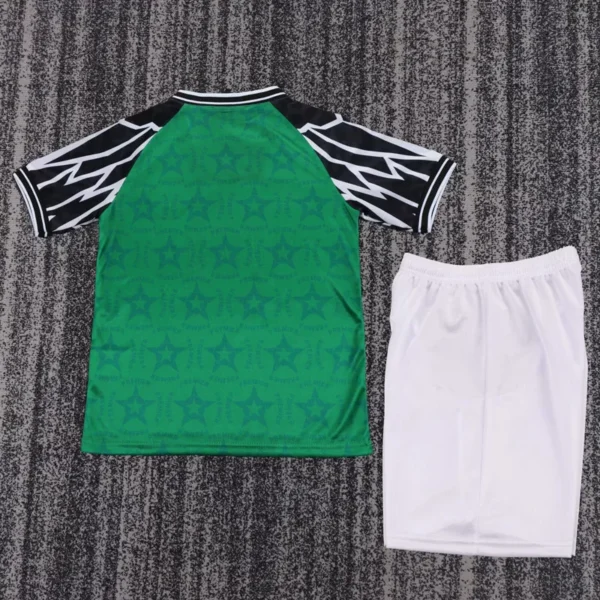 Nigeria 1994/95 Retro Home Kids Kit Fan Version - Back View Nigeria 1994/95 Retro Home Kids Kit Fan Version - Back View | KFCOOL