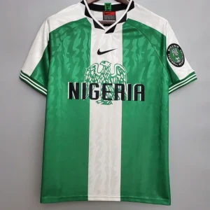 Nigeria 1996/97 Retro Home Jersey Fan Version - Front View Nigeria 1996/97 Retro Home Jersey Fan Version - Front View | KFCOOL