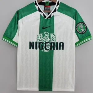 Nigeria 1996/98 Retro Away Jersey Fan Version - Front View Nigeria 1996/98 Retro Away Jersey Fan Version - Front View | KFCOOL