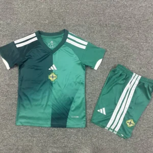 Northern Ireland 2026/27 Home Kids Kit Fan Version - Front View | KFCOOL