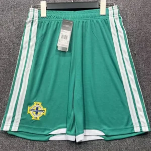 Northern Ireland 2026/27 Home Shorts - Front View | KFCOOL