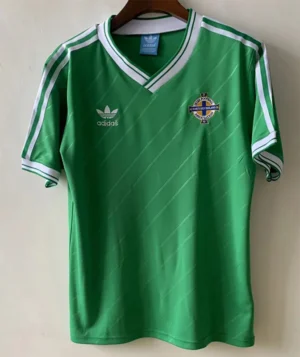 Northern Ireland 1988/89 Retro Home Jersey Fan Version - Front View Northern Ireland 1988/89 Retro Home Jersey Fan Version - Front View | KFCOOL