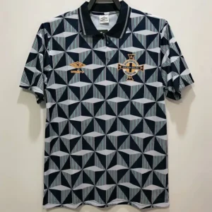 Northern Ireland 1990/92 Retro Away Jersey Fan Version - Front View Northern Ireland 1990/92 Retro Away Jersey Fan Version - Front View | KFCOOL
