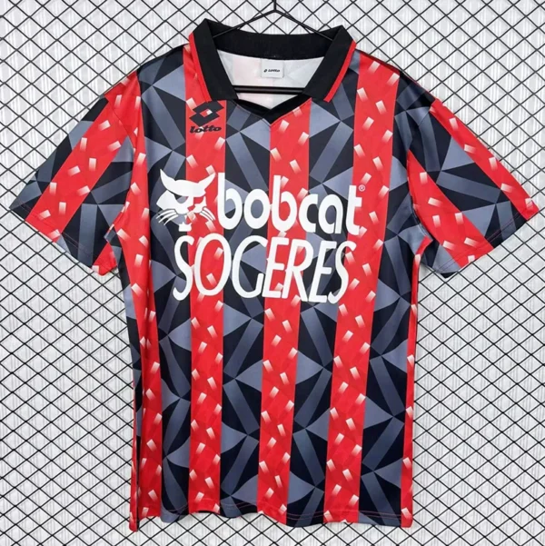 Nice 1993/94 Retro Home Jersey Fan Version - Front View Nice 1993/94 Retro Home Jersey Fan Version - Front View | KFCOOL