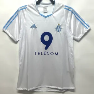 Marseille 2003/04 Retro Home Jersey Fan Version - Front View | KFCOOL