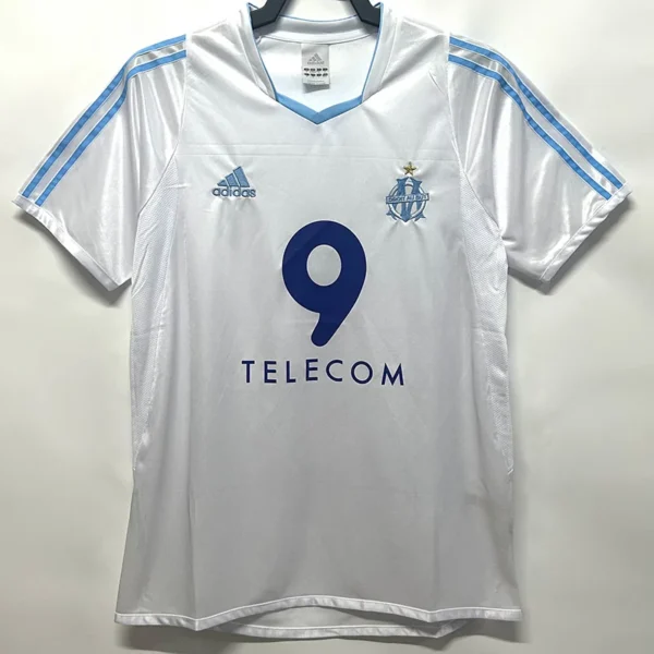 Marseille 2003/04 Retro Home Jersey Fan Version - Front View | KFCOOL