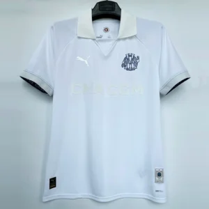 Marseille 2024/25 Anniversary White Jersey Fan Version - Front View | KFCOOL