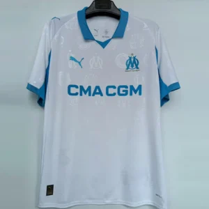 Marseille 2025/26 Home Jersey Fan Version - Front View Marseille 2025/26 Home Jersey Fan Version - Front View | KFCOOL