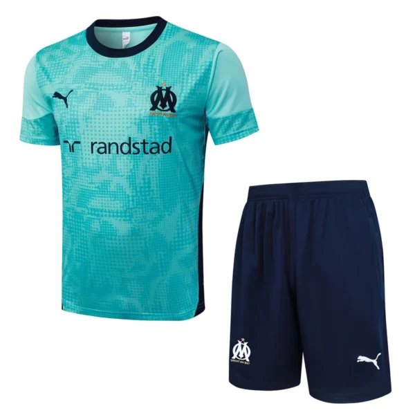 Marseille 2025/26 Training Short Suit - Front View | KFCOOL