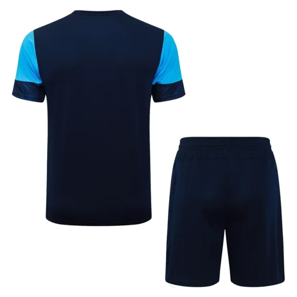 Marseille 2025/26 Royal Blue Training Short Suit - Back View | KFCOOL