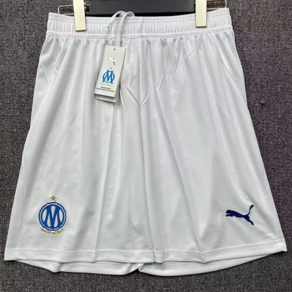 Marseille 2026/27 Home Shorts - Front View Marseille 2026/27 Home Shorts - Front View | KFCOOL