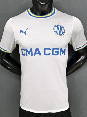 Marseille 2026/27 Home Jersey Player Version - Front View Marseille 2026/27 Home Jersey Player Version - Front View | KFCOOL