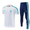 Marseille 2026/27 White Short Sleeve Pants Suit - Front View | KFCOOL
