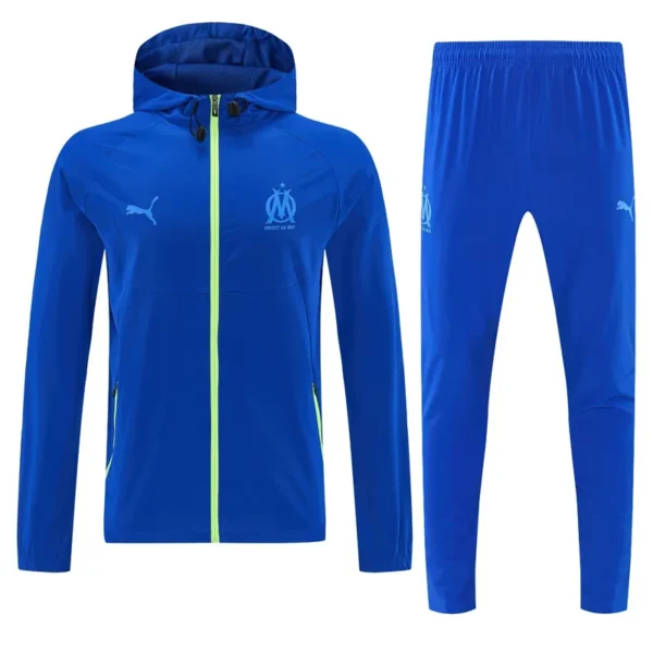 Marseille 2026/27 Windbreaker Suit - Front View - KFCool – Football Jerseys & Soccer Kits Store Marseille 2026/27 Windbreaker Suit - Front View | KFCOOL