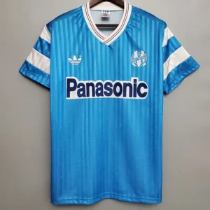 Marseille 1990/91 Retro Away Jersey Fan Version - Front View Marseille 1990/91 Retro Away Jersey Fan Version - Front View | KFCOOL