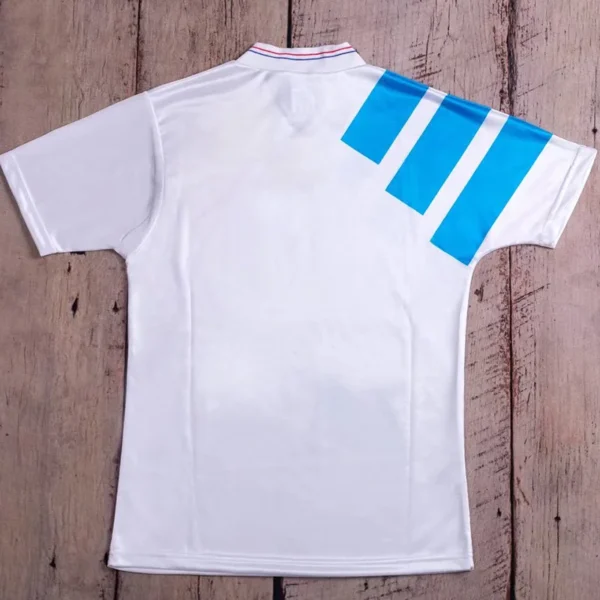 Marseille 1992/93 Retro Home Jersey Fan Version - Back View | KFCOOL