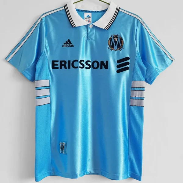 Marseille 1998/99 Retro Away Jersey Fan Version - Front View | KFCOOL