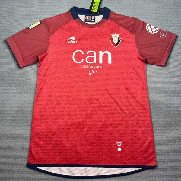 Osasuna 2004/05 Retro Home Jersey Fan Version - Front View Osasuna 2004/05 Retro Home Jersey Fan Version - Front View | KFCOOL