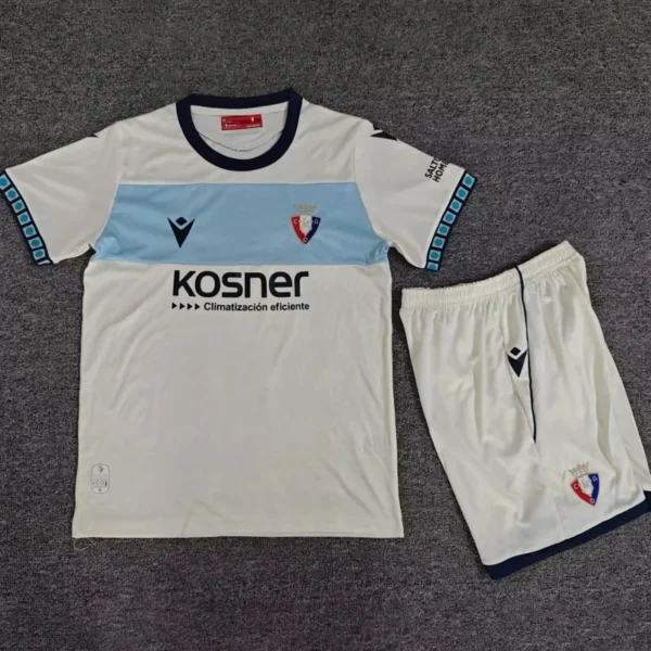 Osasuna 2026/27 Away Kids Kit Fan Version - Front View | KFCOOL
