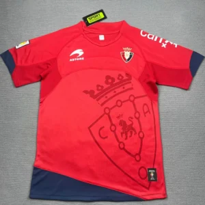Osasuna 2010/12 Retro Home Jersey Fan Version - Front View | KFCOOL
