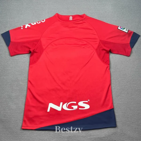 Osasuna 2010/12 Retro Home Jersey Fan Version - Back View | KFCOOL