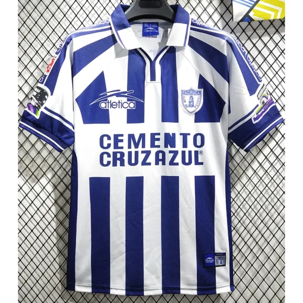 Pachuca 1999/00 Retro Home Jersey Fan Version - Front View | KFCOOL