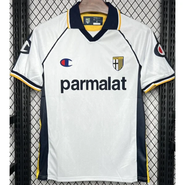 Parma 2003/04 Retro Away Jersey Fan Version - Front View Parma 2003/04 Retro Away Jersey Fan Version - Front View | KFCOOL